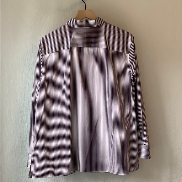 Ralph Lauren pinstripe button-down shirt 1x - Picture 4 of 6